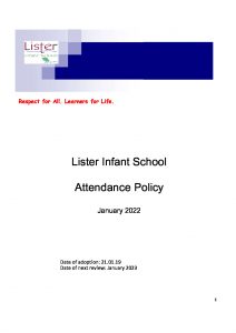thumbnail of Attendance Policy Jan 22