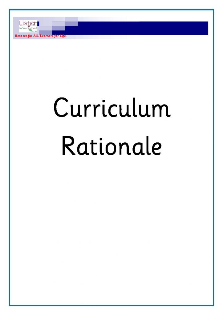 Curriculum – Lister Infant School