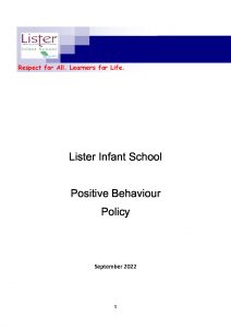 thumbnail of Positive Behaviour Policy Sept 2022