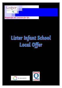 thumbnail of Lister Infants Local Offer 2022