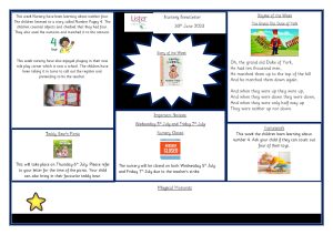 thumbnail of Nursery Newsletter 30th Jun 23