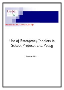 thumbnail of Emergency Inhaler protocol 2023