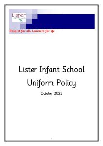 thumbnail of Uniform Policy 2023