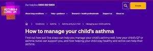 How to manage your child's asthma