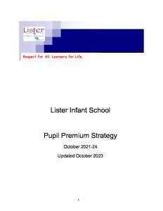 thumbnail of Pupil Premium Strategy 2023