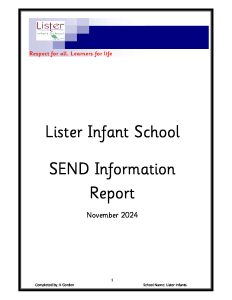 thumbnail of SEND Information Report 2024