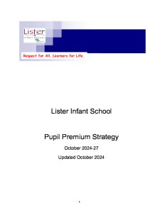 thumbnail of Pupil Premium Strategy 2024-2027