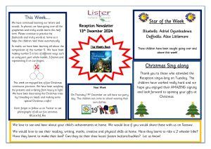 thumbnail of Reception Newsletter 13th Dec 24