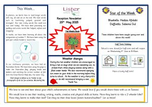 thumbnail of Reception Newsletter 23rd May 25