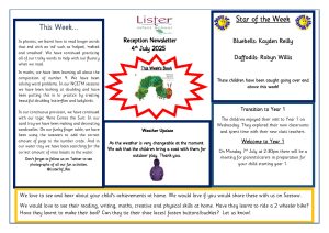thumbnail of Reception Newsletter 4th Jul 25