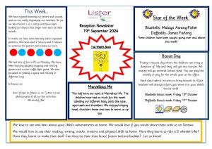 thumbnail of Reception Newsletter 19th Sep 25