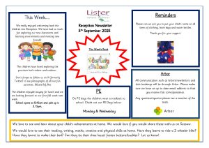 thumbnail of Reception Newsletter 5th Sep 25