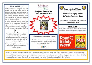 thumbnail of Reception Newsletter 14th Nov 25