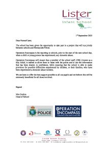 thumbnail of Operation Encompass letter website