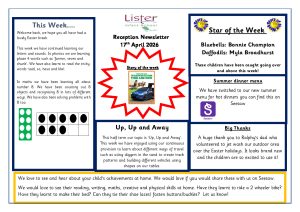 thumbnail of Reception Newsletter 17th Apr 26