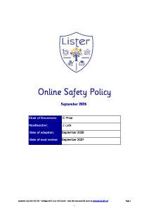 thumbnail of Online Safety Policy